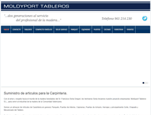 Tablet Screenshot of moldyport.com